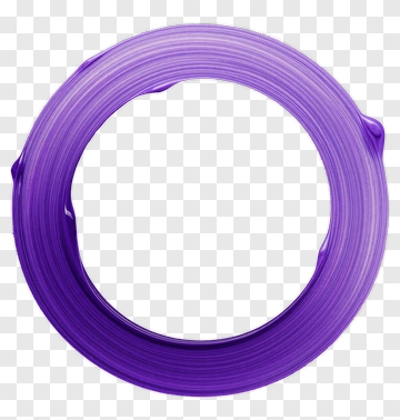 Purple Circular Frame PNG