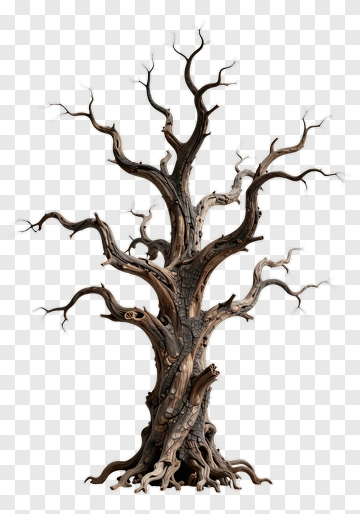 Dead Tree With Twisted Branches PNG