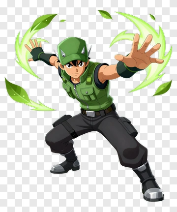 Anime Character Using Nature Powers PNG