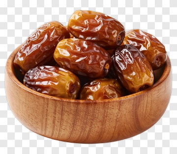 Bowl Of Medjool Dates PNG