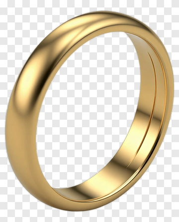 Gold Wedding Ring PNG