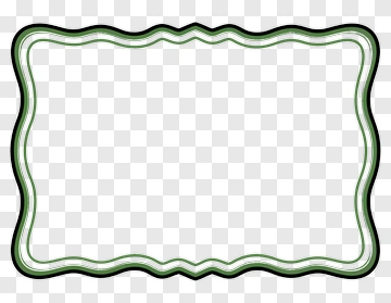 Decorative Green Frame PNG