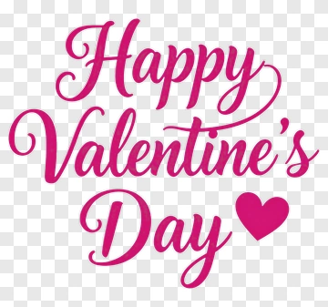 Happy Valentine's Day Greeting PNG