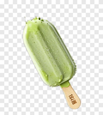 Green Ice Cream Bar On A Stick PNG