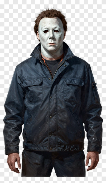 Michael Myers In A Dark Jacket PNG
