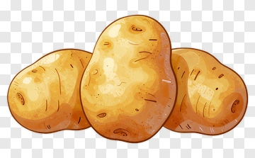 Cartoon Potatoes PNG