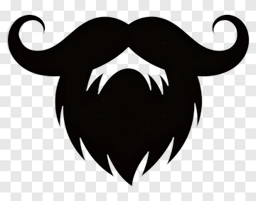 Black Beard Silhouette PNG