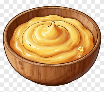Bowl Of Yellow Mustard PNG