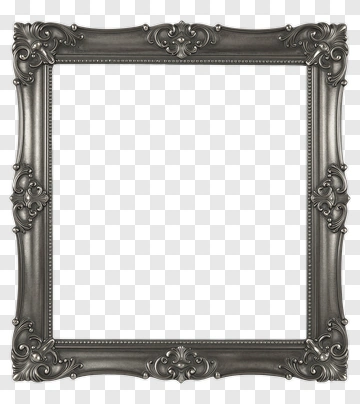 Vintage Decorative Picture Frame PNG