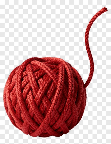 Red Yarn Ball PNG