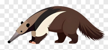 Cartoon Anteater PNG