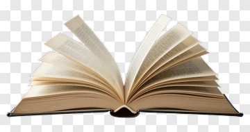 Open Book With Pages Fanned Out PNG