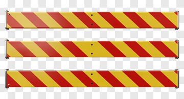 Red And Yellow Barrier Tape PNG