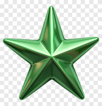 Green Star PNG