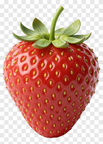 3D Strawberry PNG