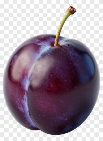 Fresh Purple Plum PNG