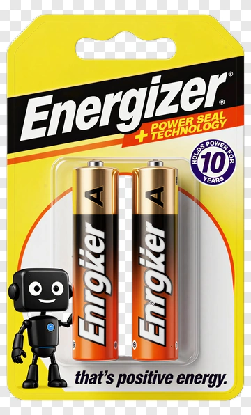 Energizer Aa Batteries With Cartoon Character PNG