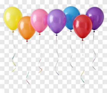 Colorful Balloons PNG