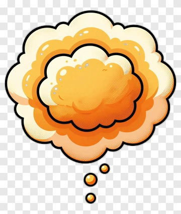 Cartoon Thought Bubble PNG