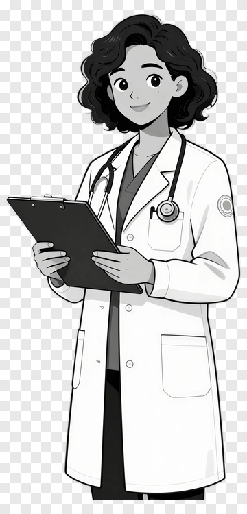 Doctor Holding A Clipboard PNG