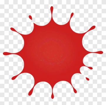 Red Paint Splash PNG