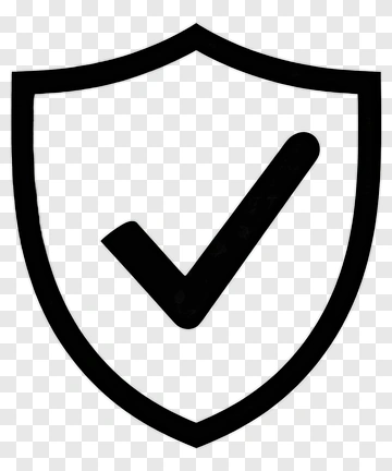 Check Mark Inside Shield Icon PNG