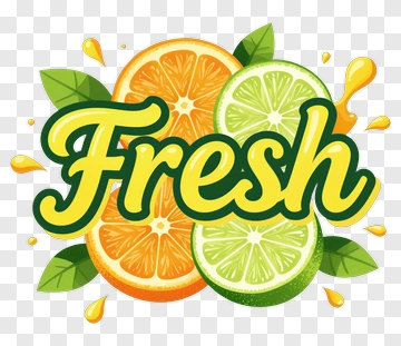 Fresh Citrus Fruit Design PNG