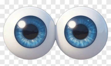 Realistic Blue Eyes PNG