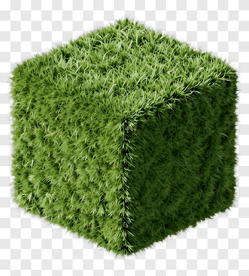 Grass Cube PNG