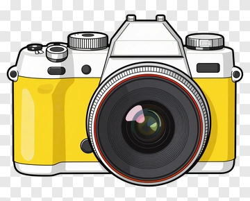 Yellow Camera PNG