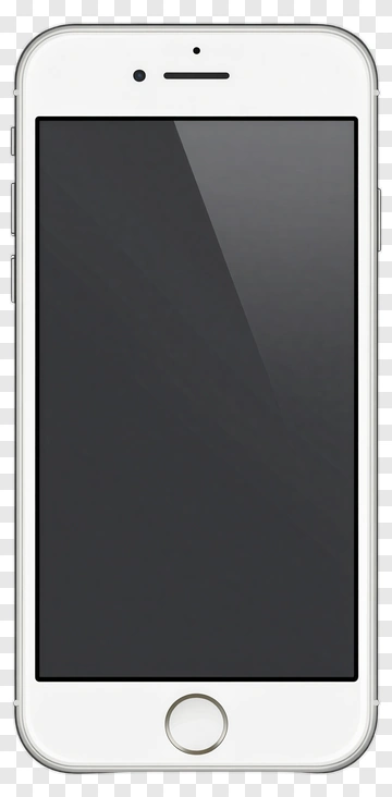 Smartphone With Blank Screen PNG