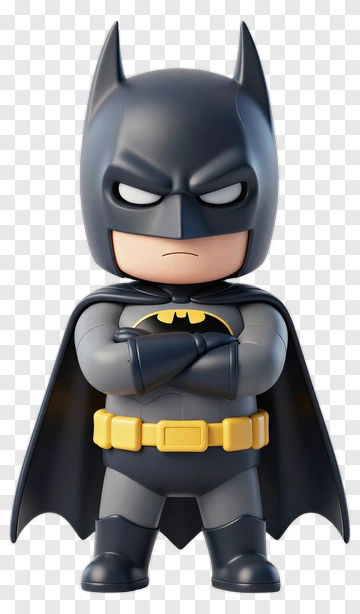 Cartoon Batman Character PNG