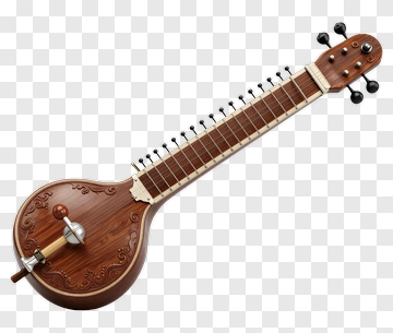Traditional Indian Musical Instrument PNG