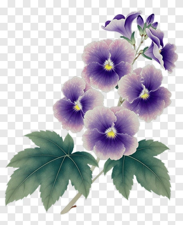 Purple Flower Bouquet PNG