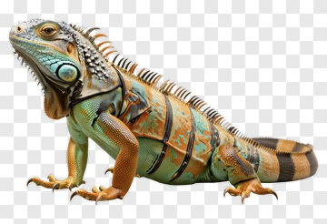 Colorful Iguana PNG