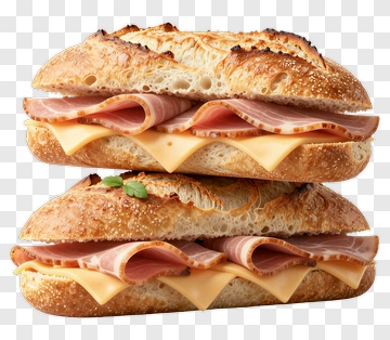 Delicious Ham And Cheese Sandwich PNG