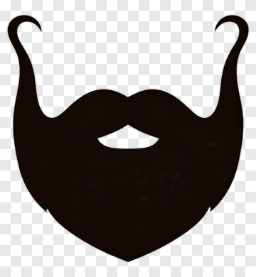 Black Beard Silhouette PNG