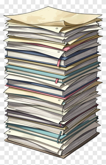 Stack Of Papers PNG