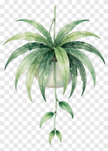 Hanging Plant In A Pot PNG
