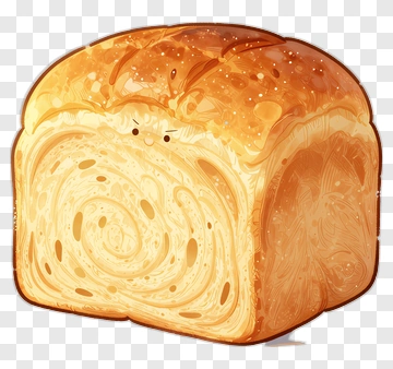 Cartoon Loaf Of Bread PNG