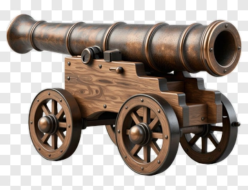 Wooden Cannon PNG