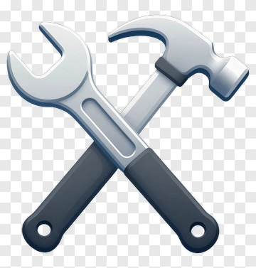 Hammer And Wrench Tools PNG