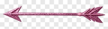 Pink Glitter Arrow PNG