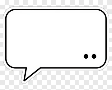 Blank Speech Bubble PNG