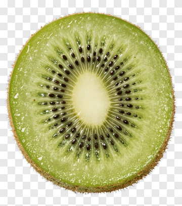 Sliced Kiwi Fruit PNG