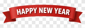 Happy New Year Banner PNG