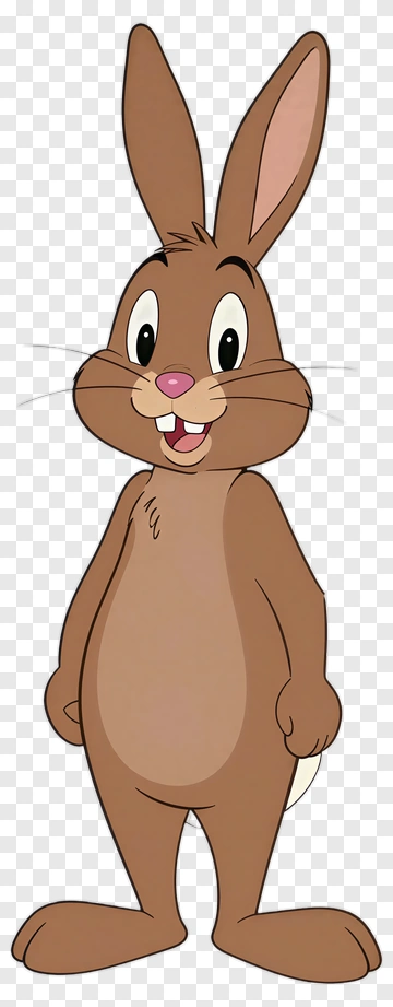 Cartoon Rabbit Smiling PNG