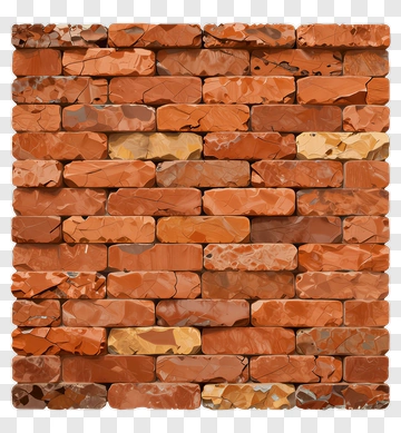 Textured Brick Wall PNG
