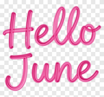 Hello June PNG