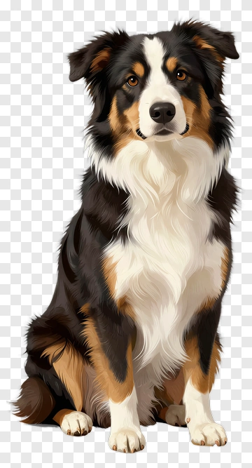 Australian Shepherd Dog PNG